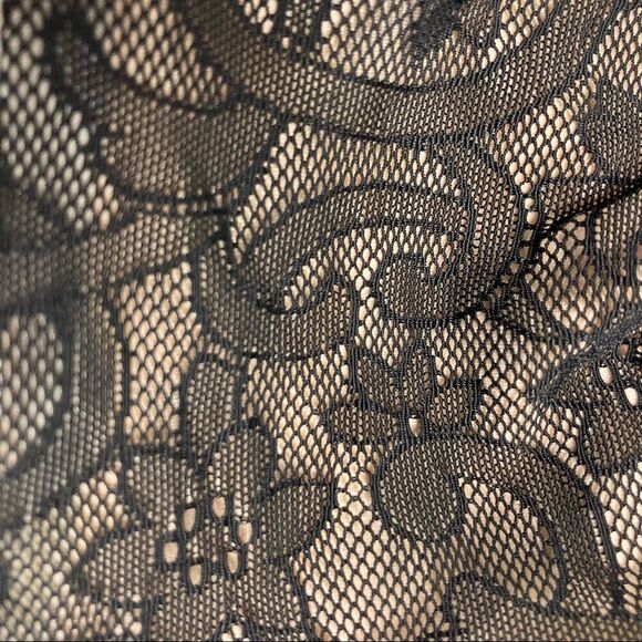 AMBRIELLE Tan‎ with Black lace Bra Size 36DD Wire Free - Picture 3 of 9